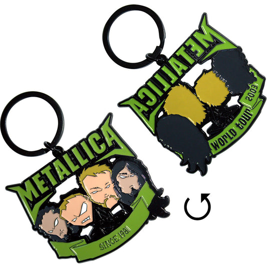 Metallica Keychain: Since 1981 Heads