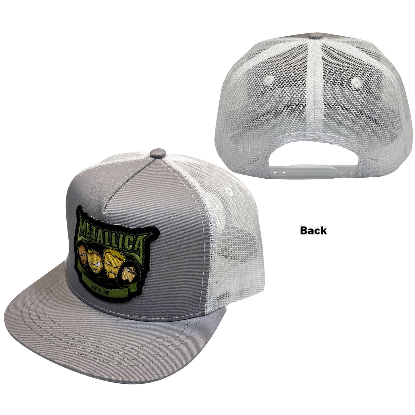 Metallica Mesh Snapback Cap: Squindo Since '81