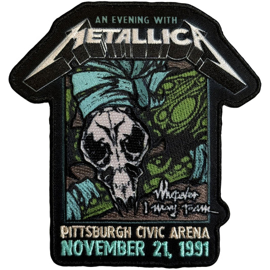 Metallica Woven Patch: Roam Tour
