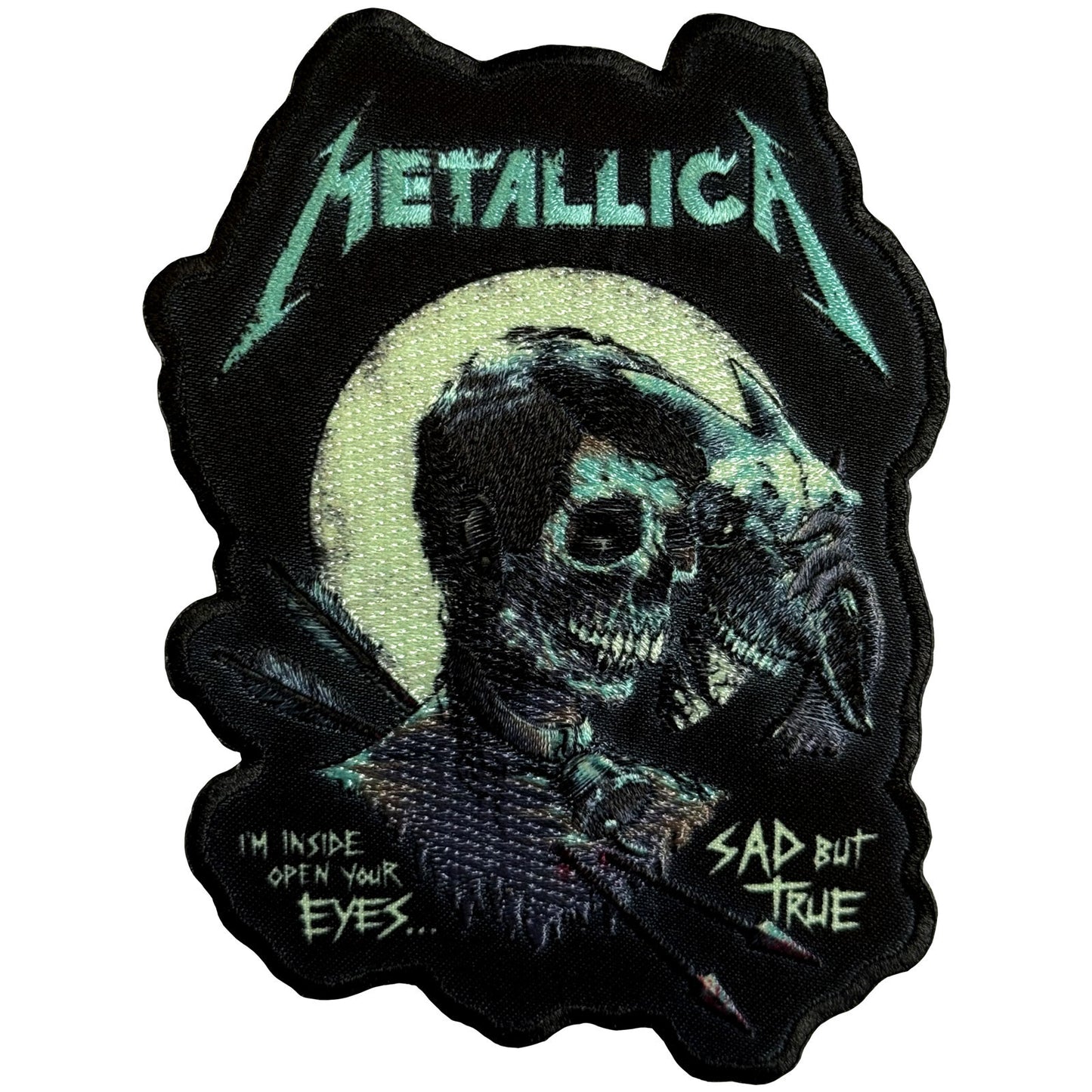 Metallica Woven Patch: Sad But True