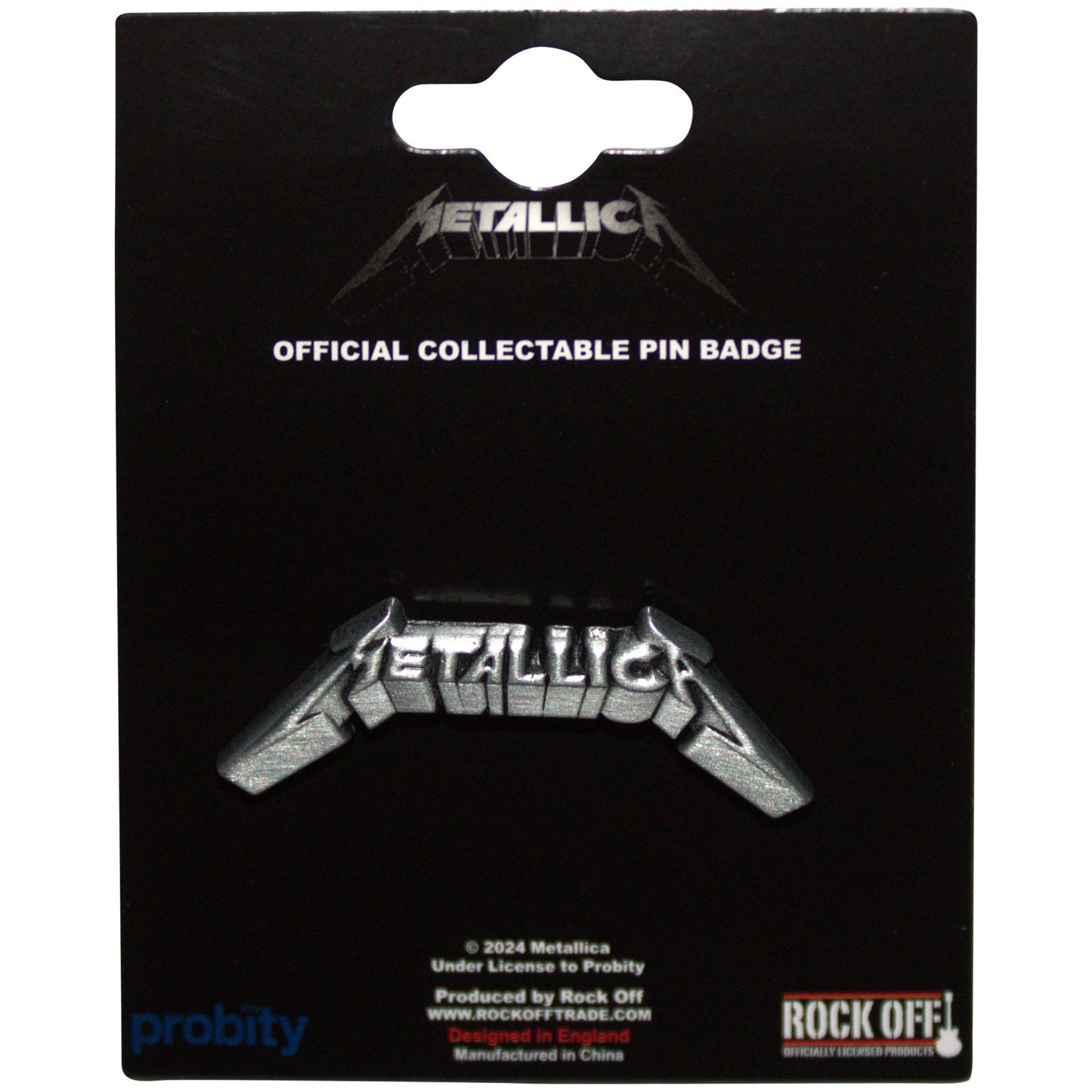 Metallica Badge: 3D Logo