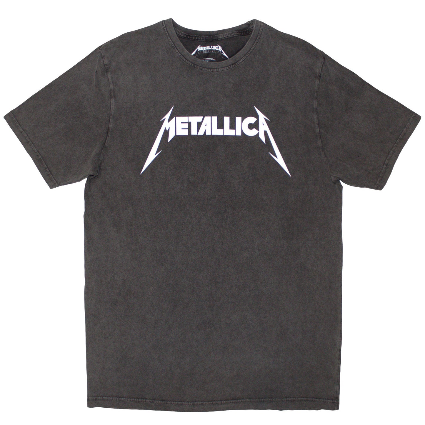 Metallica Stone Wash T-Shirt: Logo