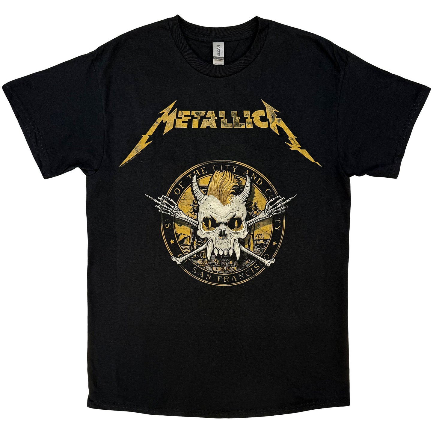Metallica T-Shirt: Scary Guy Seal