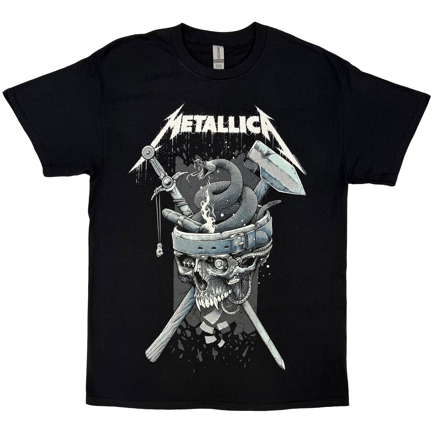 Metallica T-Shirt: History White Logo