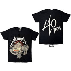 Metallica T-Shirt: 40th Anniversary Garage