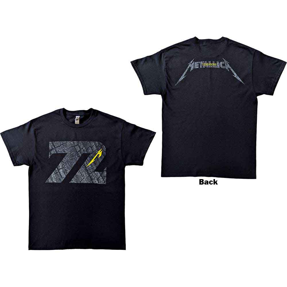 Metallica T-Shirt: 72 Seasons Charred Logo