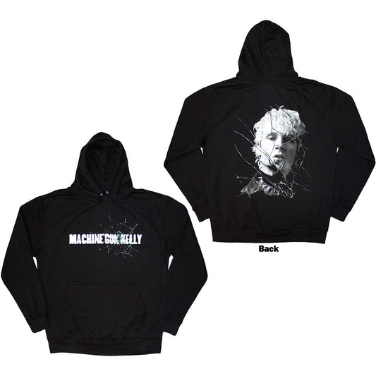 Machine Gun Kelly Pullover Hoodie: Cracked Glass