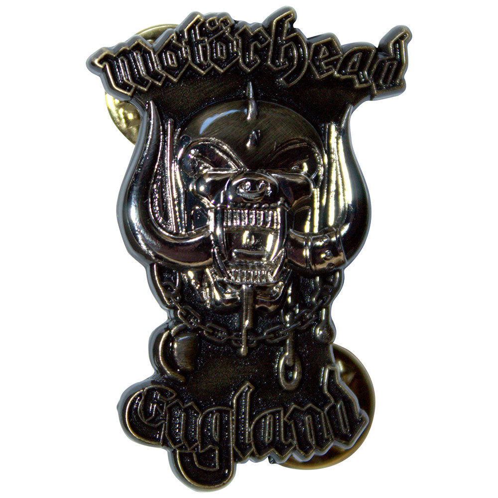 Motorhead Badge: England Gold