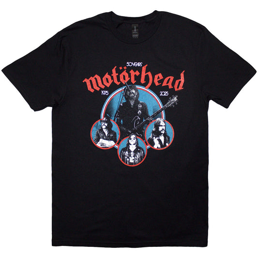 Motorhead T-Shirt: 50 Years Lemmy Circles