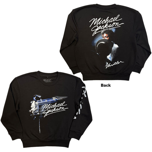 Michael Jackson Sweatshirt-Shirt: Thriller / Hat Poses