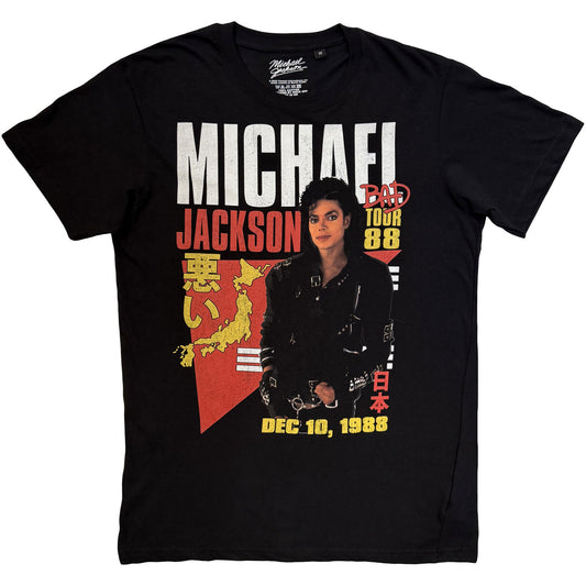 Michael Jackson T-Shirt: Bad Tour '88 Tokyo