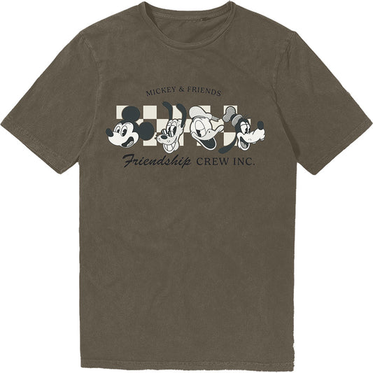 Disney Stone Wash T-Shirt: MM Friendship Crew Inc