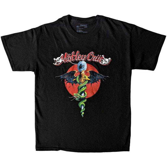 Motley Crue T-Shirt: Feelgood Red Circle
