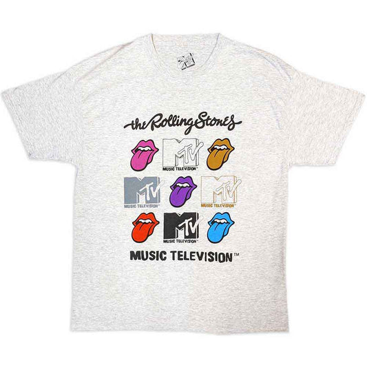 MTV T-Shirt: Rolling Stones Logo Grids