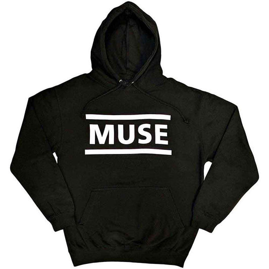 Muse Pullover Hoodie: White Logo