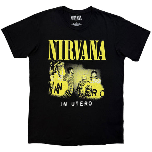 Nirvana Carbon T-Shirt: In Utero Band Photo