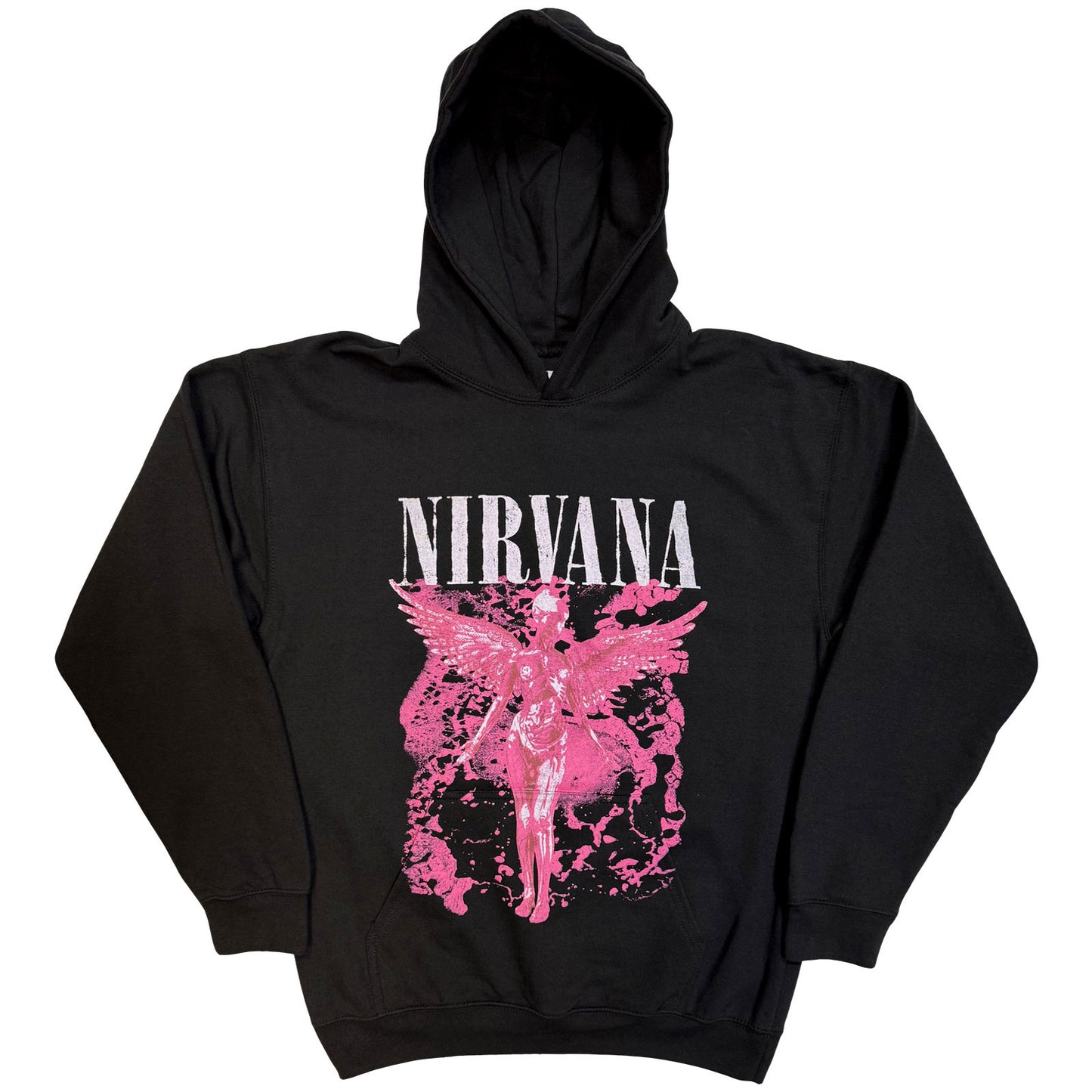 Nirvana Pullover Hoodie: Angel Red