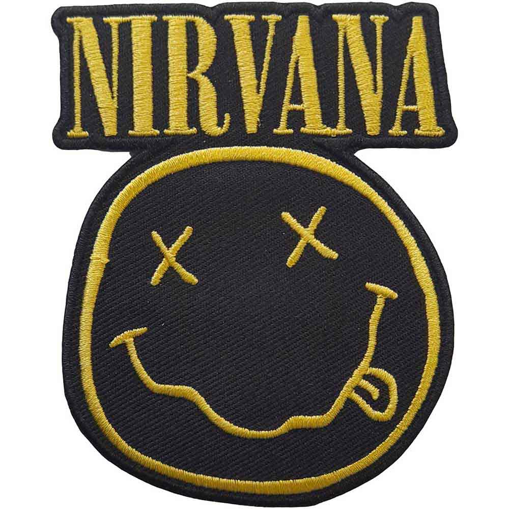 Nirvana Patch: Logo & Happy Face Cut-out