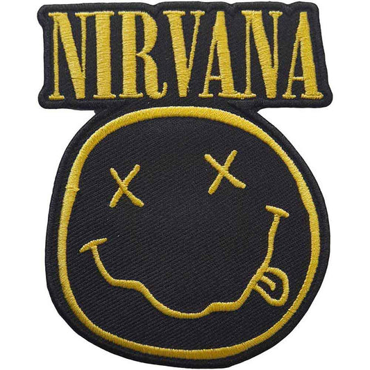 Nirvana Patch: Logo & Happy Face Cut-out