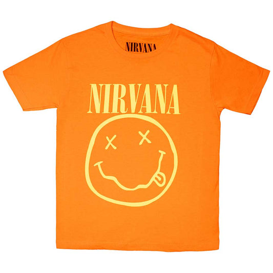 Nirvana T-Shirt: White Happy Face