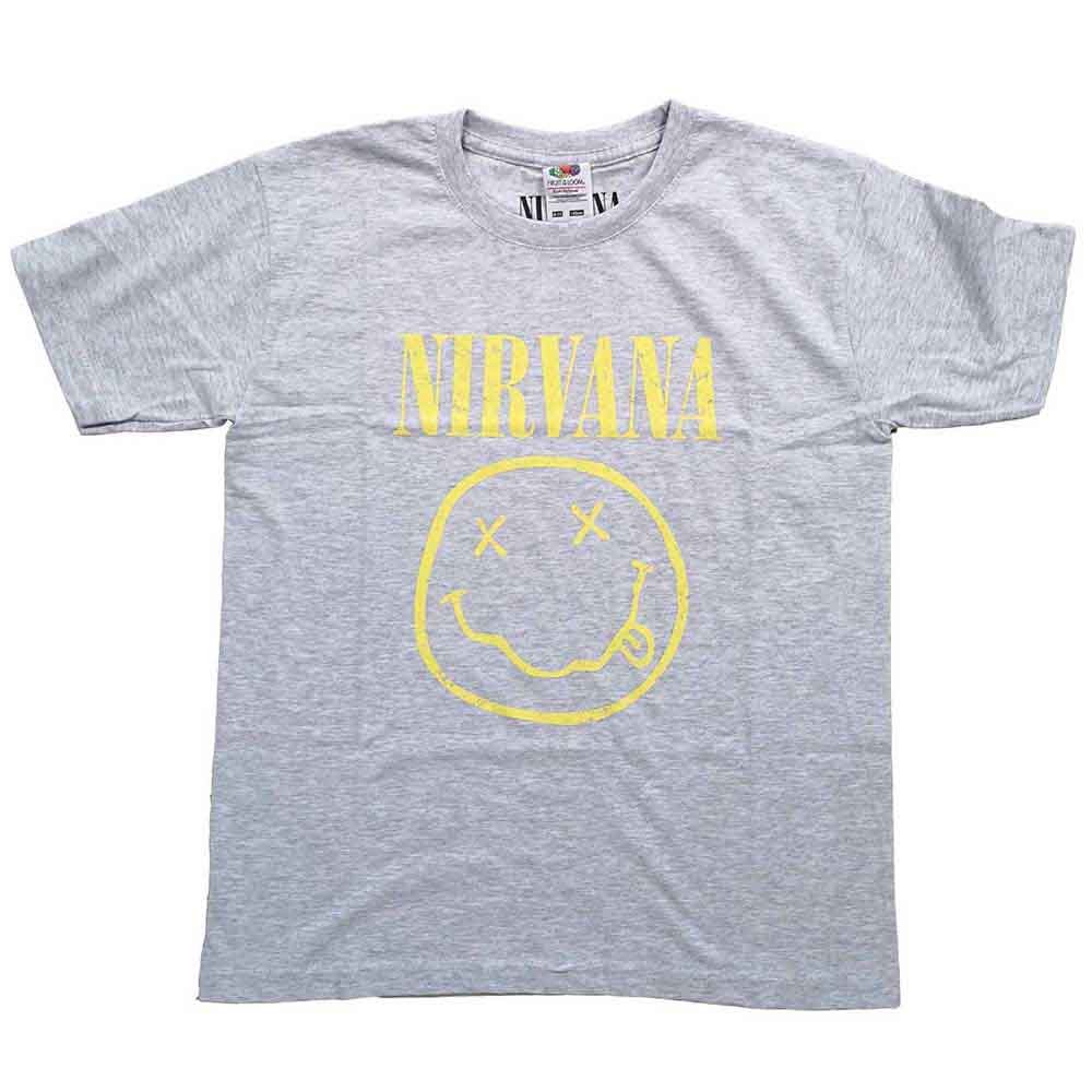Nirvana T-Shirt: Yellow Happy Face
