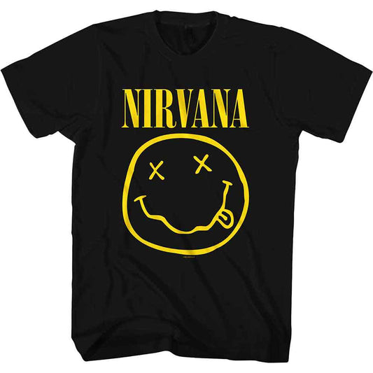 Nirvana T-Shirt: Yellow Happy Face