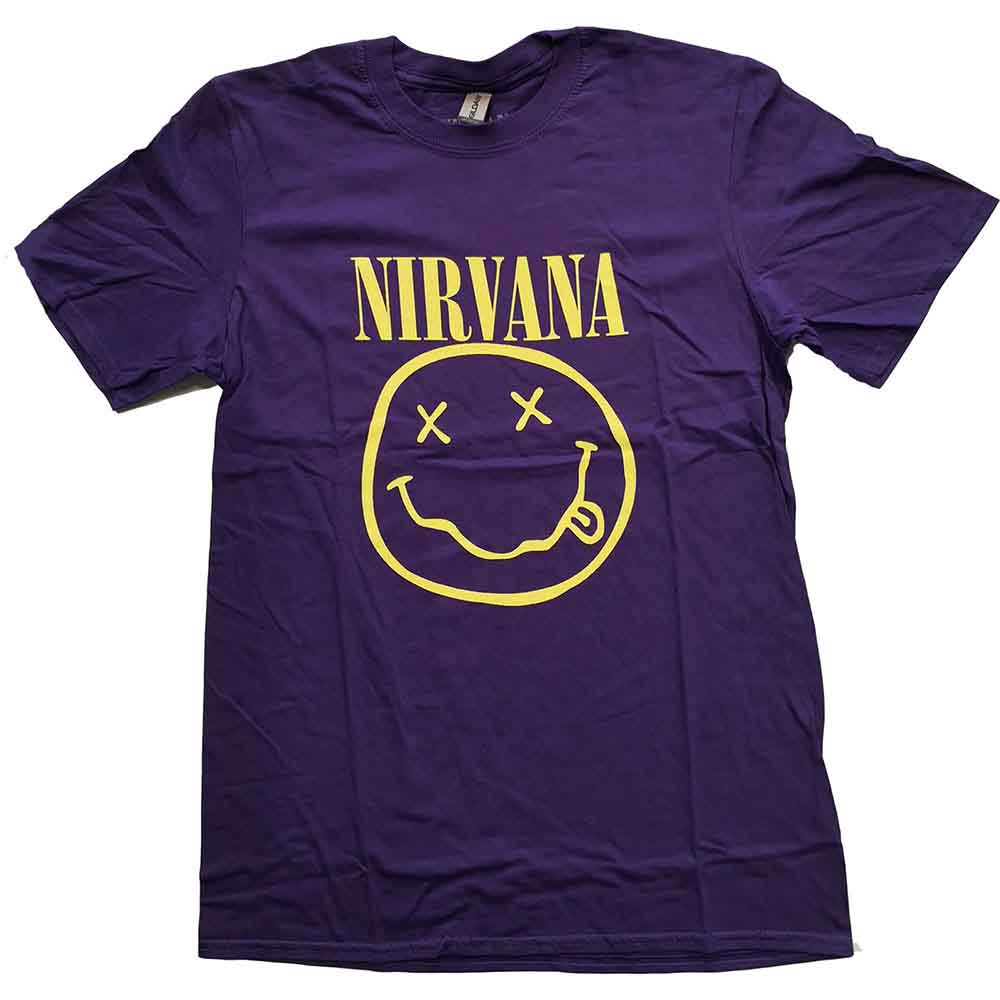 Nirvana T-Shirt: Yellow Happy Face
