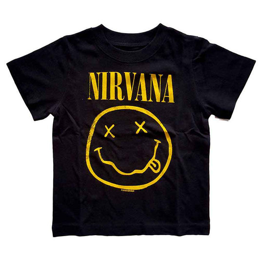 Nirvana Toddler T-Shirt: Yellow Happy Face
