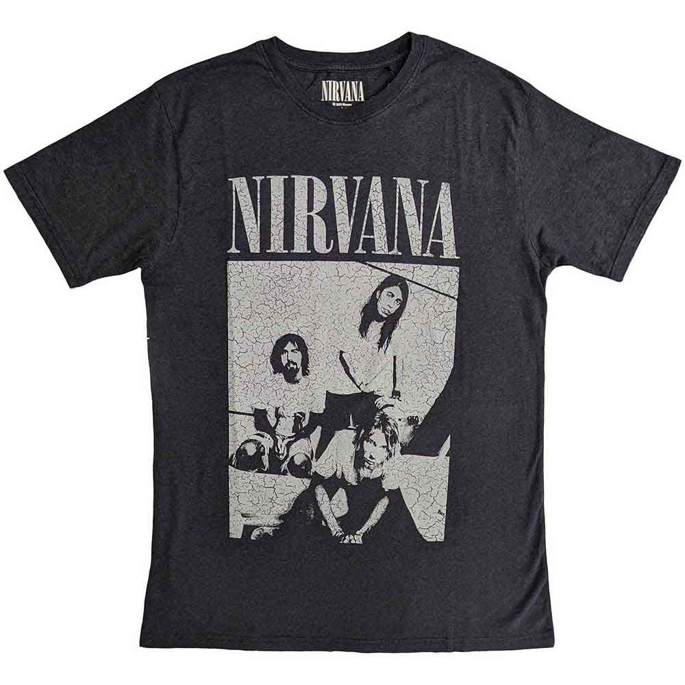 Nirvana Distressed T-Shirt: Sitting