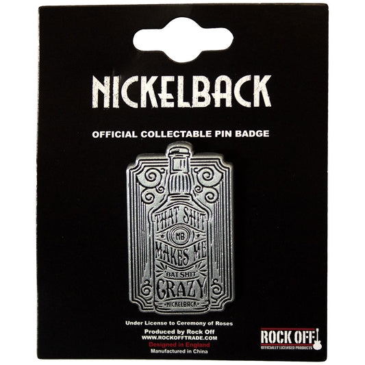 Nickelback Badge: Bat Shit