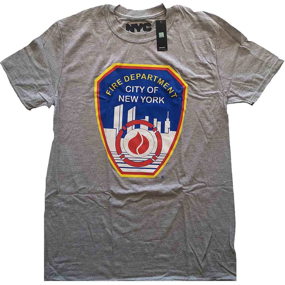New York City T-Shirt: Fire Dept. Badge