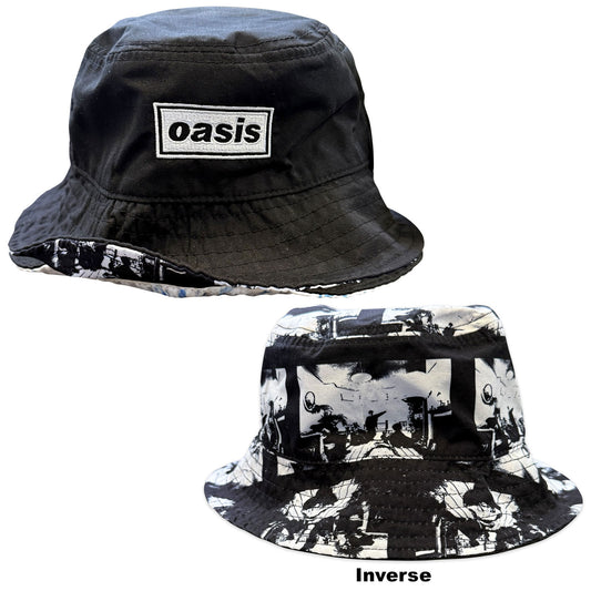 Oasis Hat: Decca Logo / Definitely Maybe Reversible