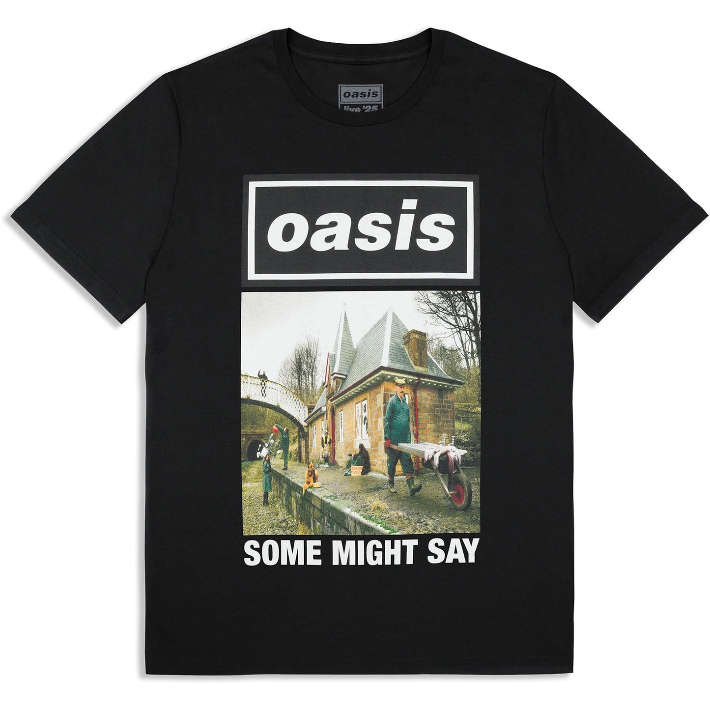 Oasis T-Shirt: Some Might Say Single Cover