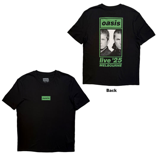 Oasis T-Shirt: Melbourne Half Faces Fan Store