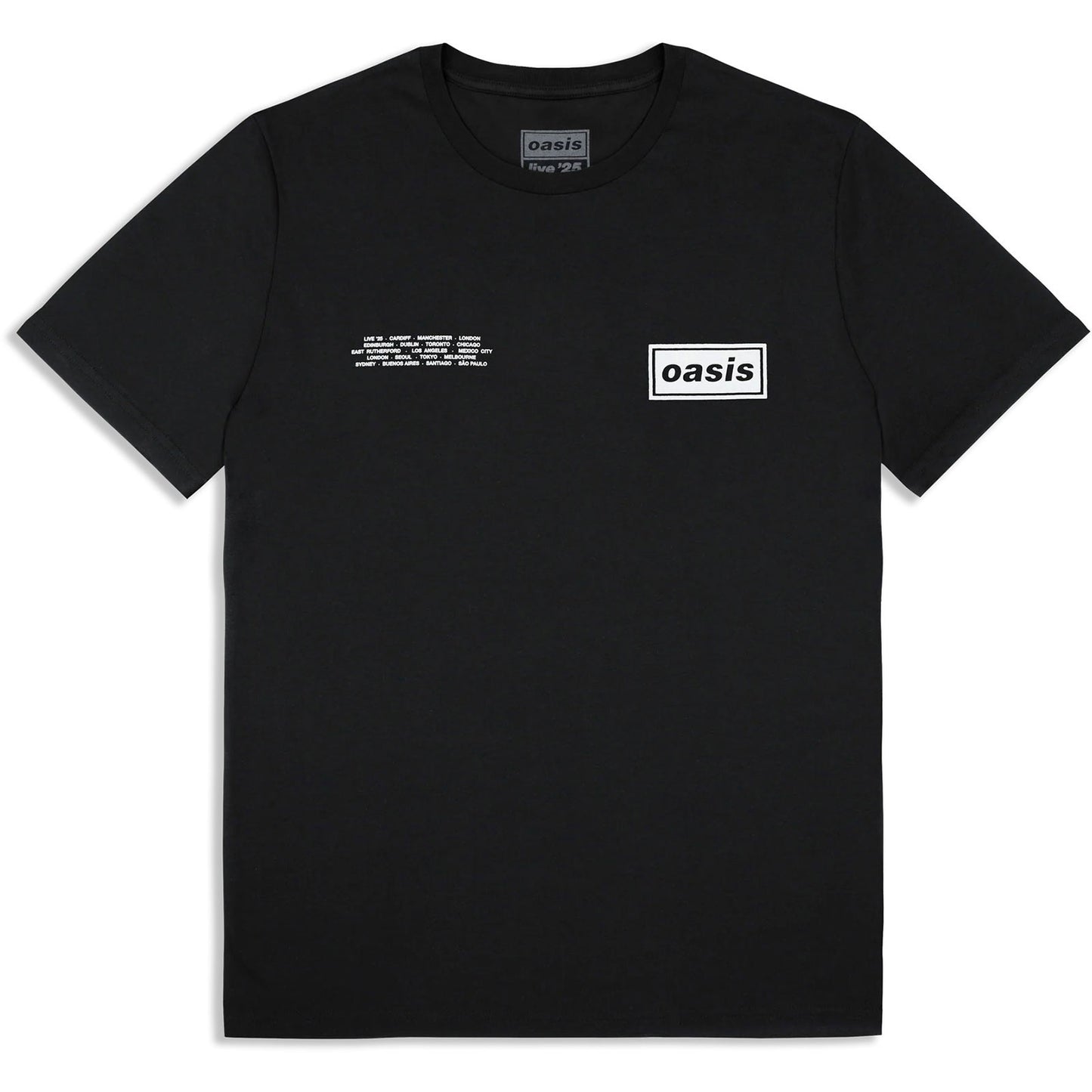 Oasis T-Shirt: Global Cities Logo