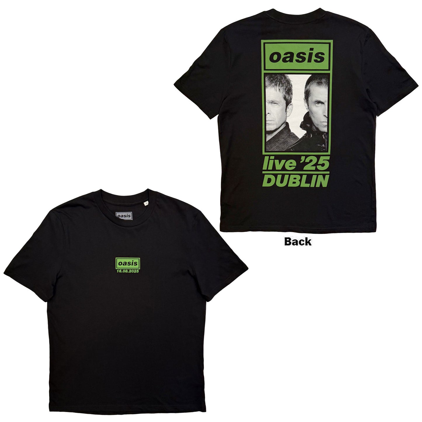 Oasis T-Shirt: Dublin 16.08.25