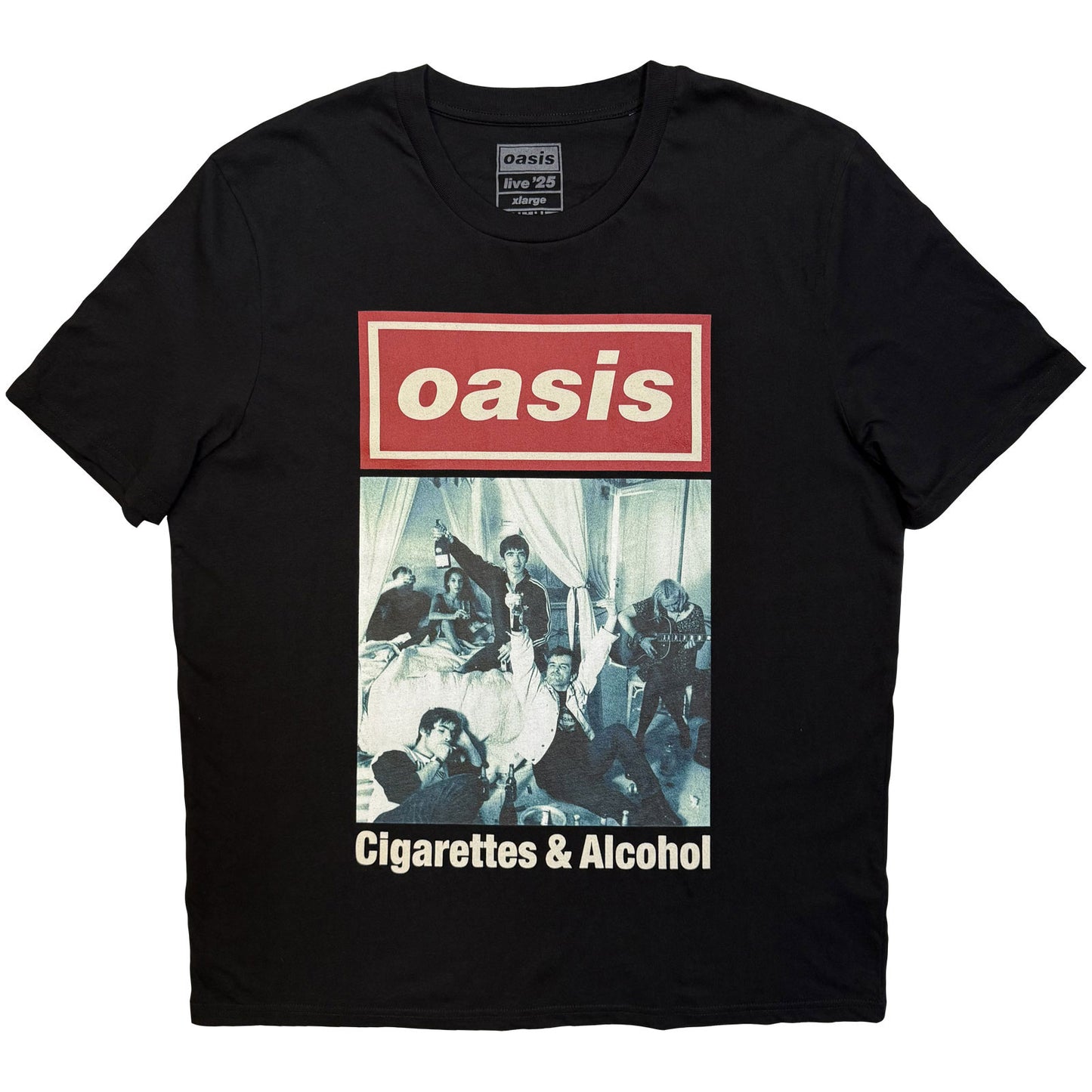 Oasis T-Shirt: Cigarettes & Alcohol Single Cover