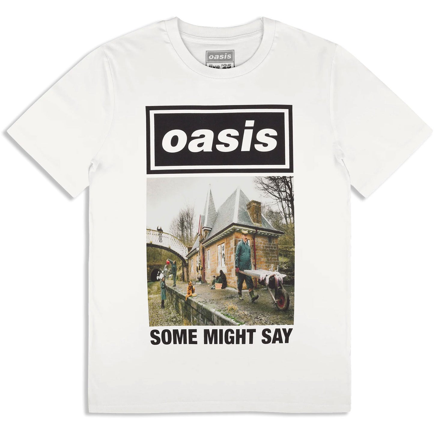 Oasis T-Shirt: Some Might Say Single Cover