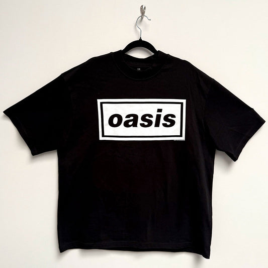 Oasis Oversized Boxy T-Shirt: Decca Logo