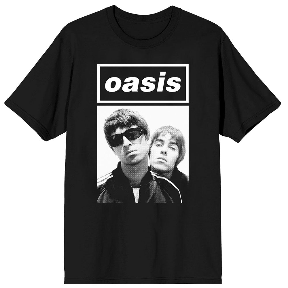 Oasis T-Shirt: Noel & Liam Boxed Photo