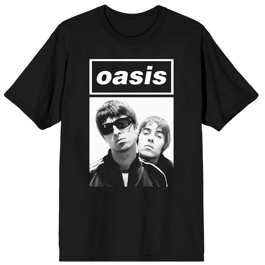 Oasis T-Shirt: Noel & Liam Boxed Photo