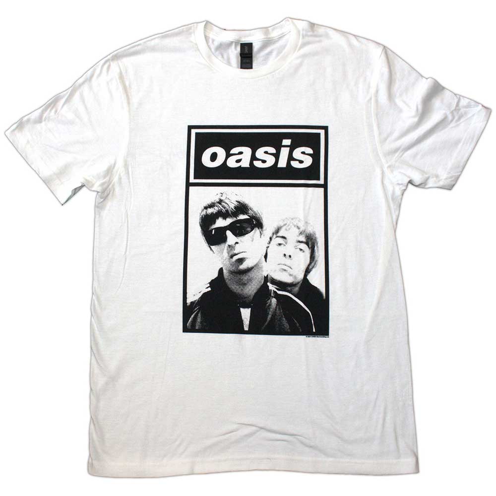 Oasis T-Shirt: Noel & Liam Boxed Photo