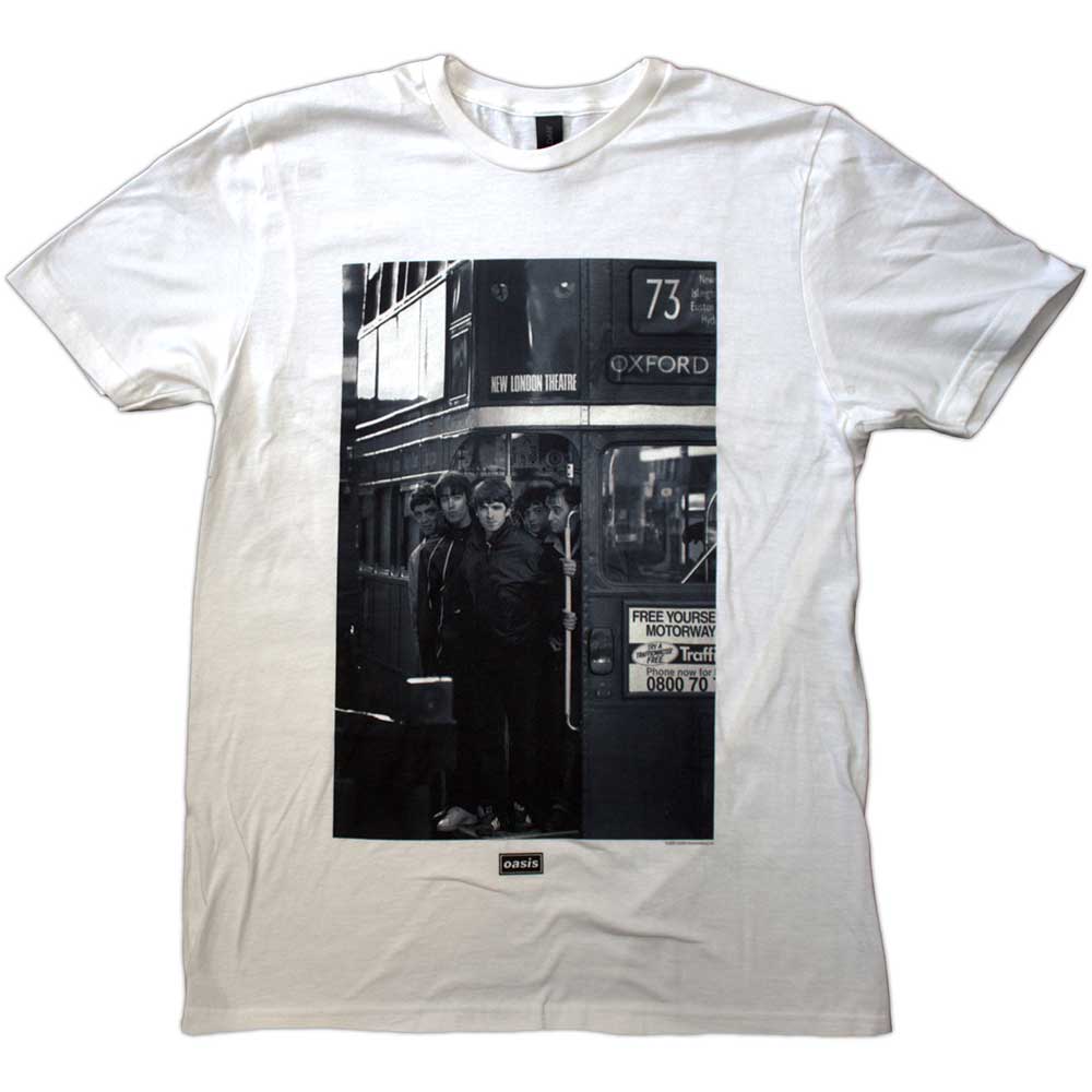 Oasis T-Shirt: London Bus Photo