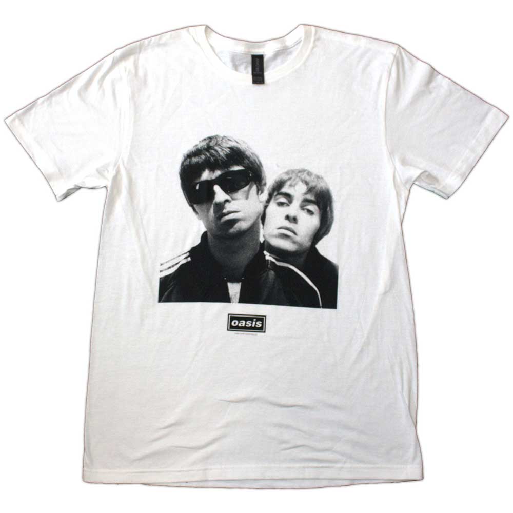 Oasis T-Shirt: Noel & Liam Square Photo