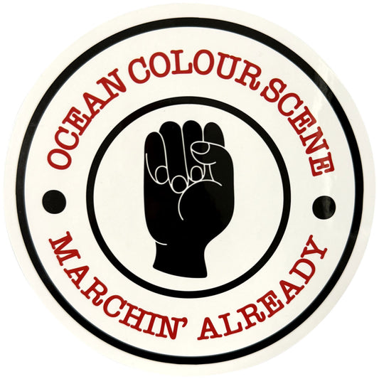 Ocean Colour Scene Sticker: Marchin' Fist