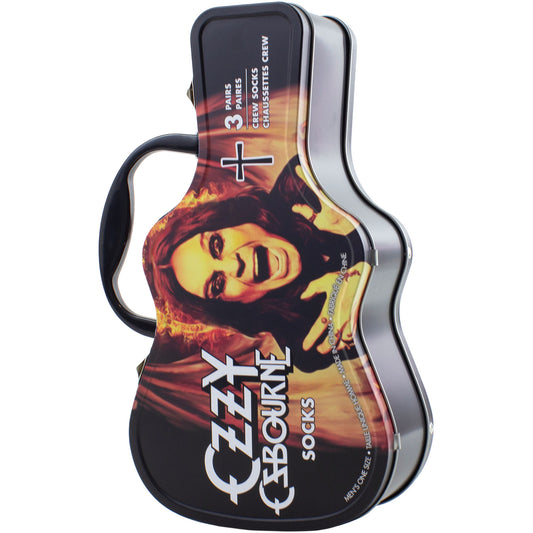 Ozzy Osbourne Sock Guitar Tin: Logos