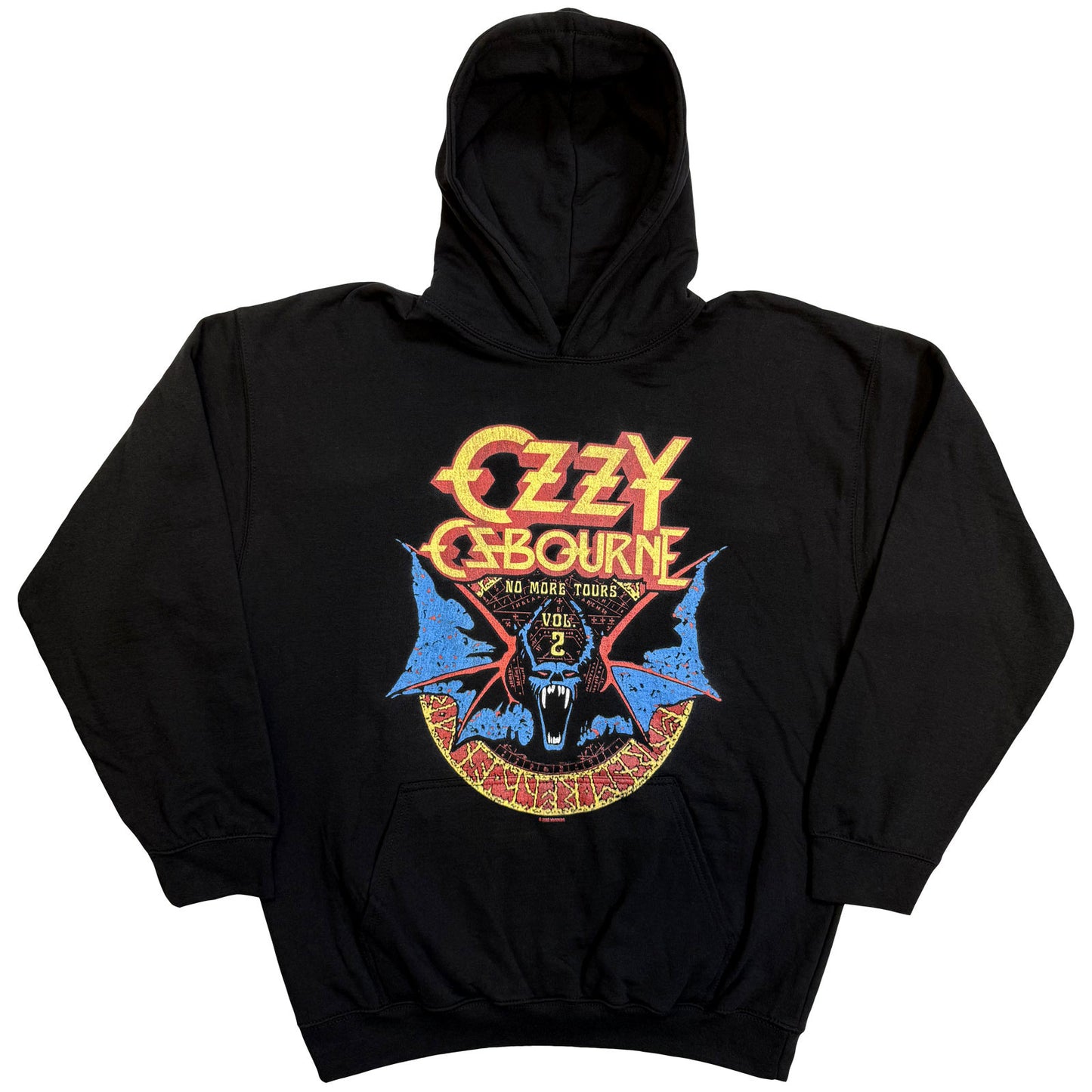 Ozzy Osbourne Pullover Hoodie: Bat Circle