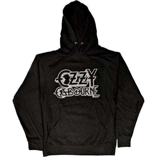 Ozzy Osbourne Pullover Hoodie: Vintage Logo