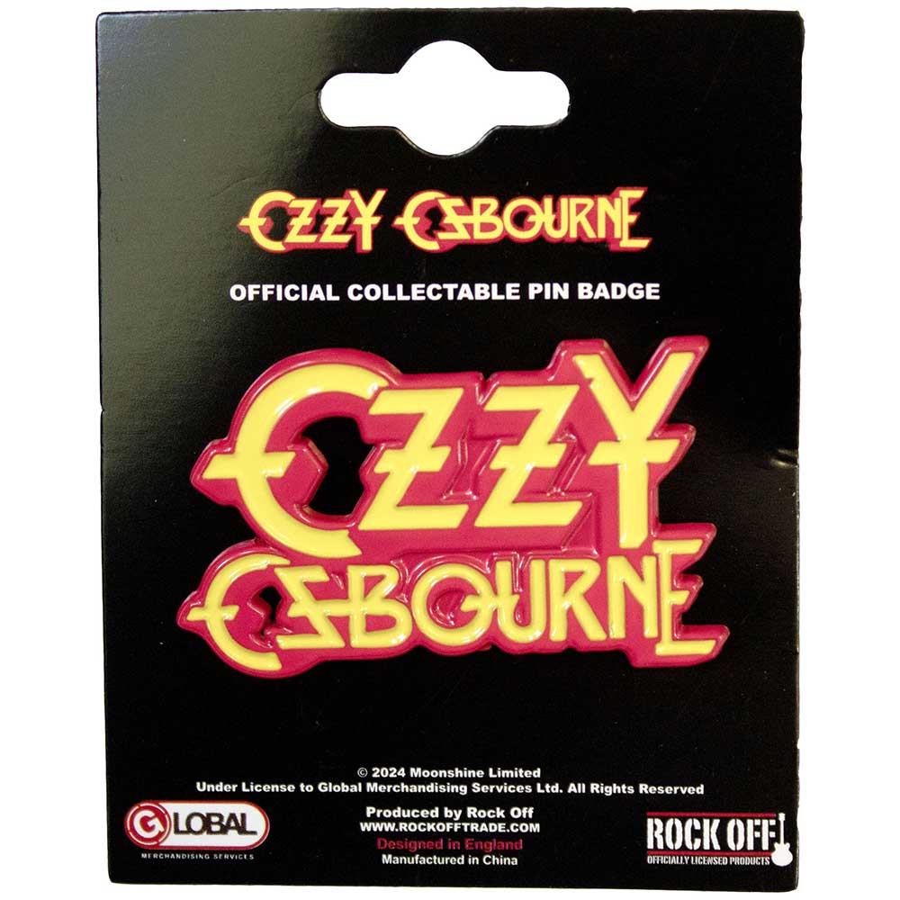Ozzy Osbourne Badge: Stacked Logo