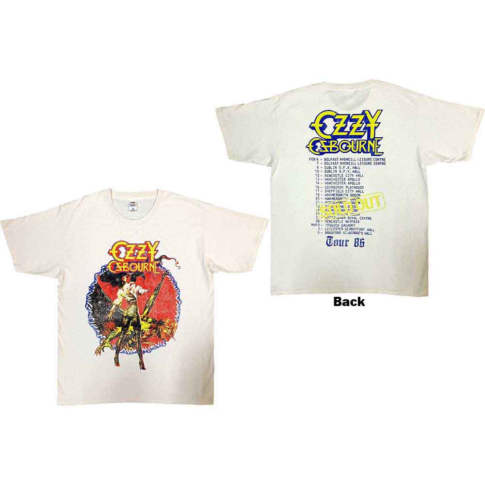 Ozzy Osbourne T-Shirt: The Ultimate Sin Tour '86